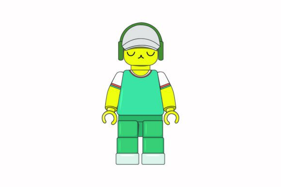 Download Lego Avatar Male with Headset - Avatar Collection