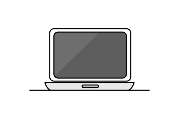Download Flat Illustration of a Television - Television Collection